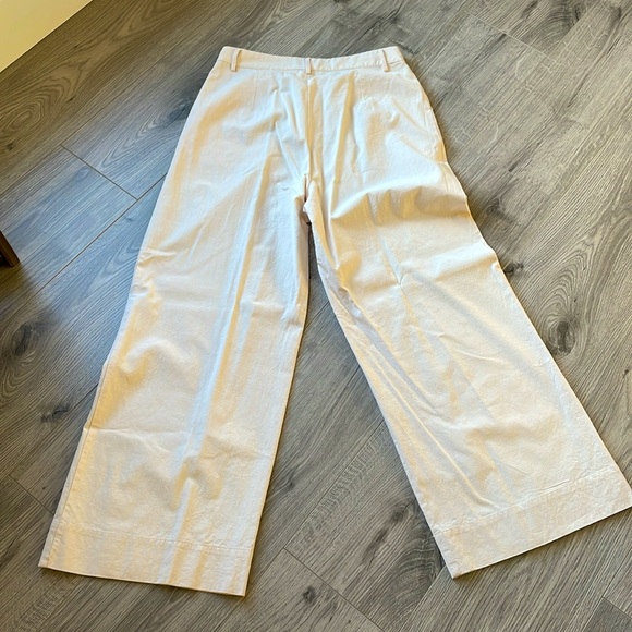 Mink Pink  Cream Fabella Wide Leg Palazzo Pant with Double Pleat . - Picture 7 of 8